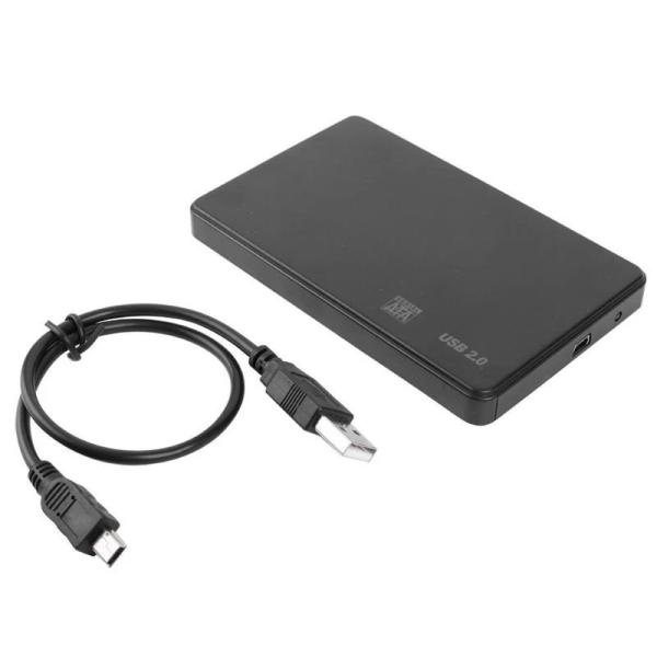 2.5 inch Hard Disk Case SATA to USB 2.0 HDD Box Slim Hard Drive Enclosure SSD Disk Case 2.5" USB2.0 HD External HDD Enclosure