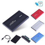 2.5 inch Hard Disk Case SATA to USB 2.0 HDD Box Slim Hard Drive Enclosure SSD Disk Case 2.5" USB2.0 HD External HDD Enclosure