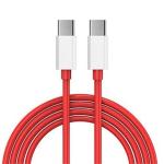 WARP Charging Cable 100% Original 6.5A Oneplus Type C Cable Fast Charging Data Sync Type-C to Type-C Cable